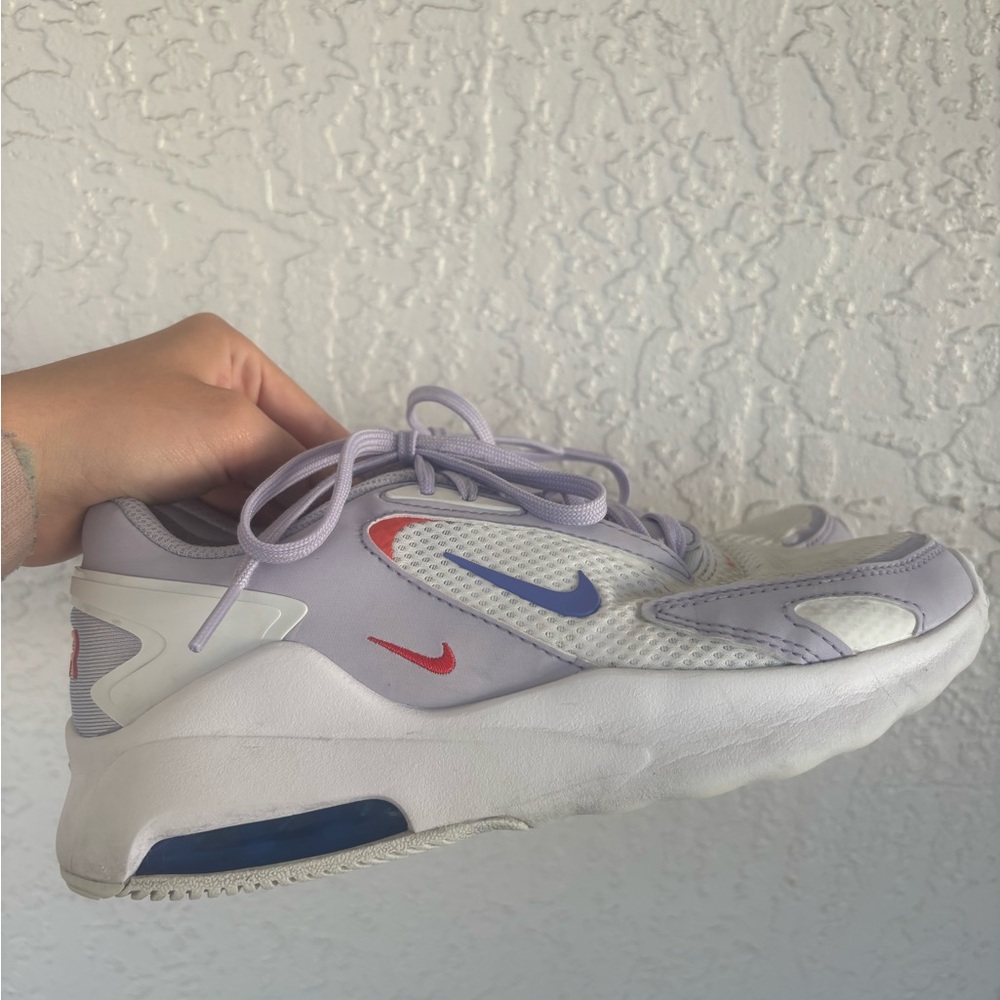 Nike air White and Purple Sneakers size 7.5
